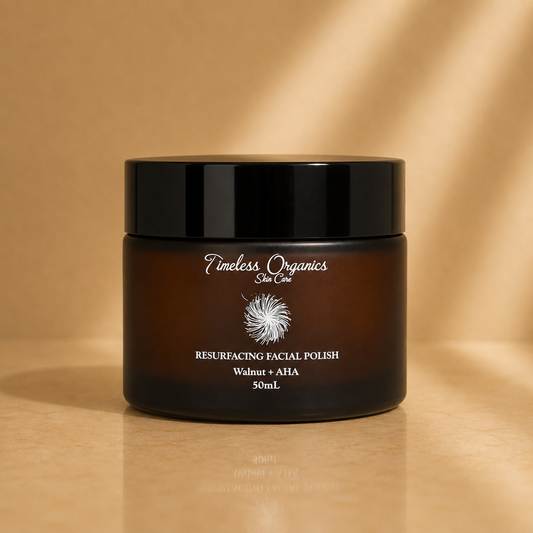 Resurfacing Facial Polish – Walnut & AHA Exfoliating Scrub